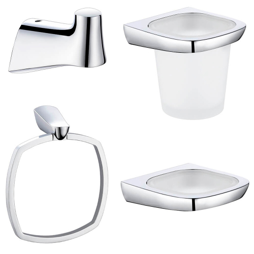 Набор AVS Neo 4в1, хром, с полоте...